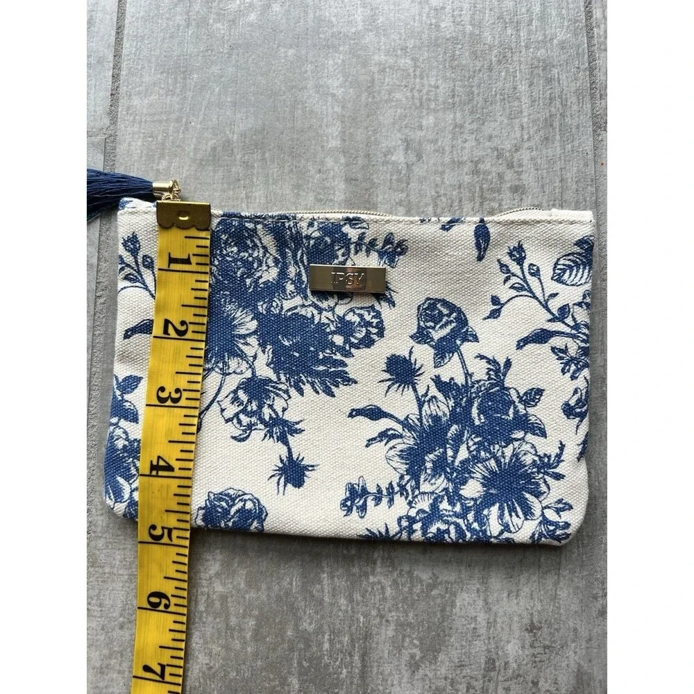 Vintage Floral Print Makeup Bag Clutch Wallet Travel Organizer Pencil Case NEW